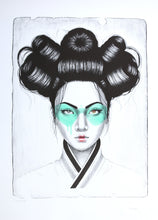 Charger l'image dans la galerie, FINDAC C4 Cybrid Turquoise- Handfinished Stone Lithograph signed