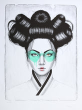 Charger l'image dans la galerie, FINDAC C4 Cybrid Turquoise- Handfinished Stone Lithograph signed