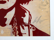 Load image into Gallery viewer, SHEPARD FAIREY Jimi Hendrix - Signed and framed Rubylith