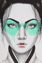 Charger l'image dans la galerie, FINDAC C4 Cybrid Turquoise- Handfinished Stone Lithograph signed