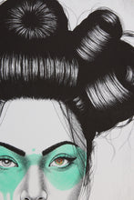 Charger l'image dans la galerie, FINDAC C4 Cybrid Turquoise- Handfinished Stone Lithograph signed