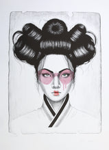 Charger l'image dans la galerie, FINDAC C4 Cybrid purple- Handfinished Stone Lithograph signed