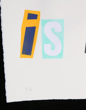 Charger l'image dans la galerie, ZIEGLER T Anonim Letter 3 "I'm Not Asleep My Mind Is Alive" Taylor Swift - Signed mixte media