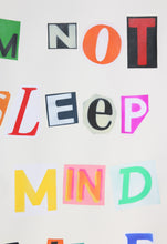 Charger l'image dans la galerie, ZIEGLER T Anonim Letter 3 "I'm Not Asleep My Mind Is Alive" Taylor Swift - Signed mixte media