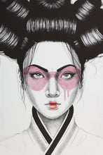 Charger l'image dans la galerie, FINDAC C4 Cybrid purple- Handfinished Stone Lithograph signed