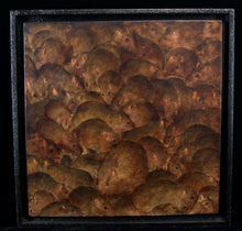 Charger l'image dans la galerie, DAN WITZ Rats - signed oil painting on canvas mounted on wood