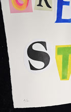 Charger l'image dans la galerie, ZIEGLER T Anonim Letter 2 "Optimism Is Your Greatest Strength" - Signed mixte media