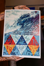 Charger l'image dans la galerie, SHEPARD FAIREY Wave Of Distress 2025 Lava Foil - Signed SwissQ Eco-precision print