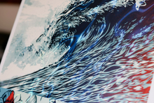 Charger l'image dans la galerie, SHEPARD FAIREY Wave Of Distress 2025 Lava Foil - Signed SwissQ Eco-precision print