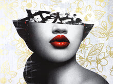 Charger l'image dans la galerie, HUSH Le Buste 1 AP - screenprint with 24ct Goldleaf