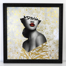 Charger l'image dans la galerie, HUSH Le Buste 1 AP - screenprint with 24ct Goldleaf