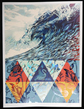 Charger l'image dans la galerie, SHEPARD FAIREY Wave Of Distress 2025 Lava Foil - Signed SwissQ Eco-precision print