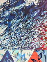 Charger l'image dans la galerie, SHEPARD FAIREY Wave Of Distress 2025 Lava Foil - Signed SwissQ Eco-precision print