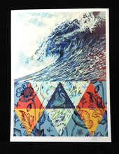 Charger l'image dans la galerie, SHEPARD FAIREY Wave Of Distress 2025 Lava Foil - Signed SwissQ Eco-precision print