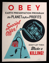 Load image into Gallery viewer, SHEPARD FAIREY Earth Preservation 2025 - Signed Screenprint
