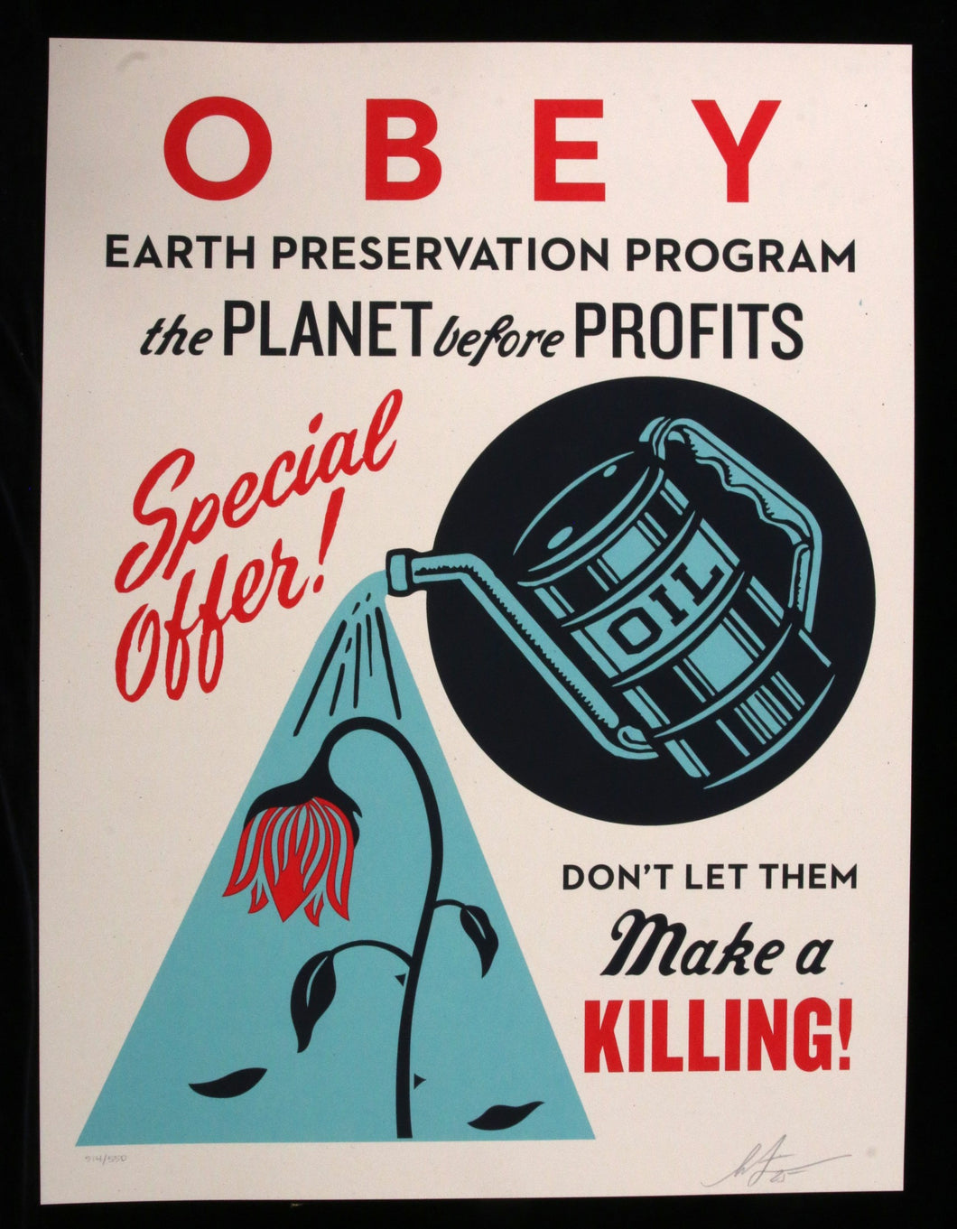 SHEPARD FAIREY Earth Preservation 2025 - Signed Screenprint