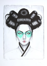 Load image into Gallery viewer, FINDAC C4 Cybrid Turquoise- Handfinished Stone Lithograph signed
