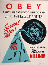 Load image into Gallery viewer, SHEPARD FAIREY Earth Preservation 2025 - Signed Screenprint
