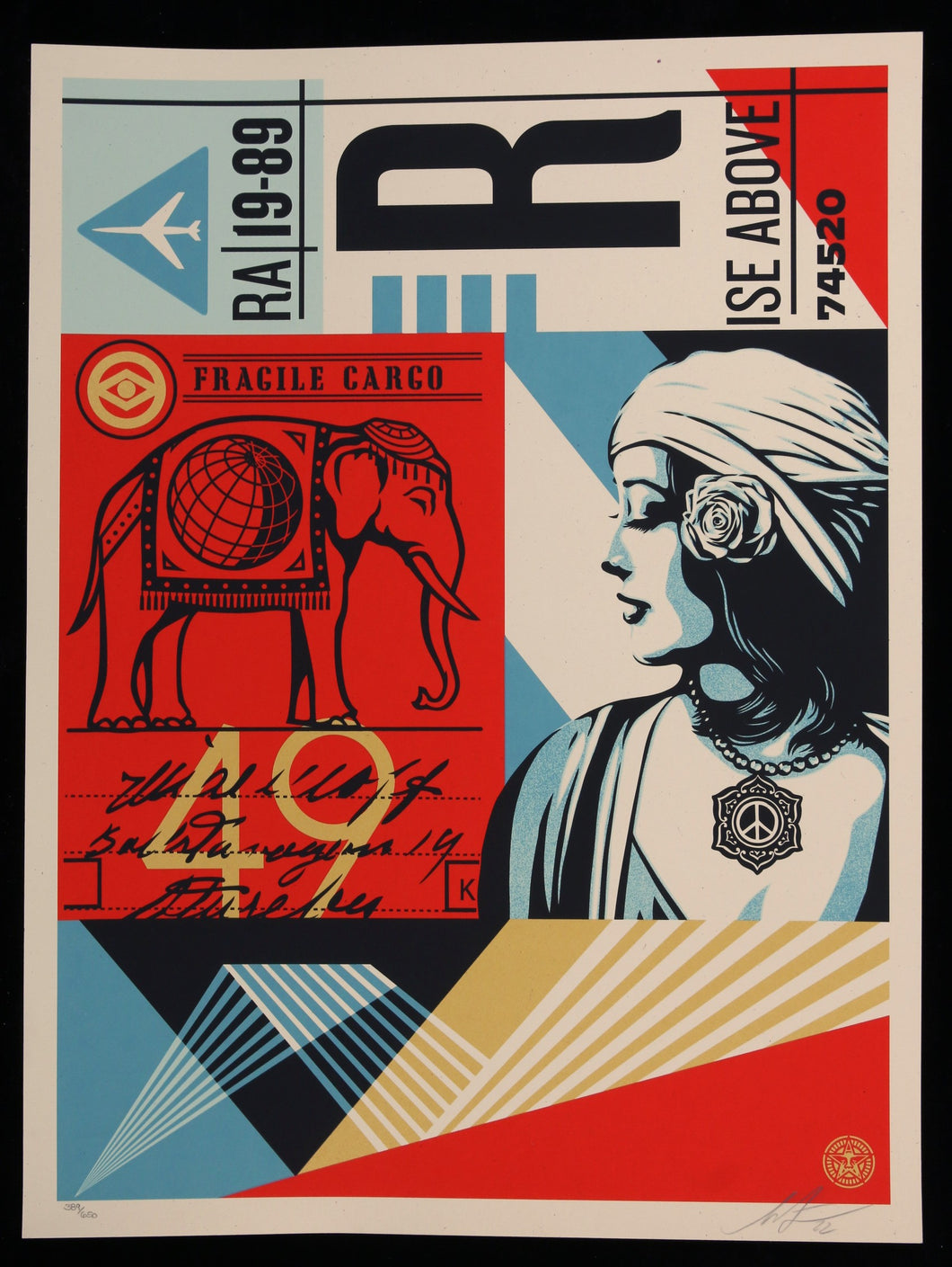 SHEPARD FAIREY Fragil Cargo 2022 - Signed Screenprint