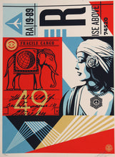 Charger l&#39;image dans la galerie, SHEPARD FAIREY Fragil Cargo 2022 - Signed Screenprint
