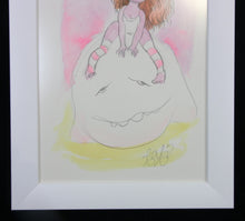 Load image into Gallery viewer, FAFI Fafinette et Hmilo - Signed drawing and watercolor
