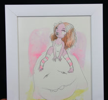 Load image into Gallery viewer, FAFI Fafinette et Hmilo - Signed drawing and watercolor
