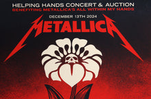 Charger l&#39;image dans la galerie, SHEPARD FAIREY Metallica Helping Hands 2024 - Signed Screenprint
