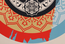 Load image into Gallery viewer, SHEPARD FAIREY Lotus Ornament Target 2022 - Signed Screenprint
