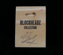 Load image into Gallery viewer, Michael Reeder - Blockheadz Dud With A Cap 75 - signed original on wood
