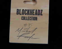 Load image into Gallery viewer, Michael Reeder - Blockheadz Dud With A Cap 75 - signed original on wood
