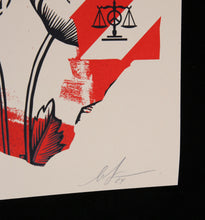 Charger l&#39;image dans la galerie, SHEPARD FAIREY Gears Of Justice 2024 - Signed Screenprint
