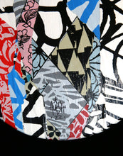 Charger l&#39;image dans la galerie, HUSH Skate Original collage and acrylic - signed screenprint, acrylic
