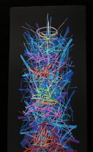 Load image into Gallery viewer, SABER Large Chromatic Scroll ( Hand Painted Multiple ) - painting on paper
