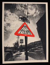 Charger l&#39;image dans la galerie, SHEPARD FAIREY Warning Sign 2024 - Signed Screenprint
