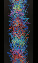 Load image into Gallery viewer, SABER Large Chromatic Scroll ( Hand Painted Multiple ) - painting on paper
