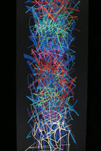 Load image into Gallery viewer, SABER Large Chromatic Scroll ( Hand Painted Multiple ) - painting on paper
