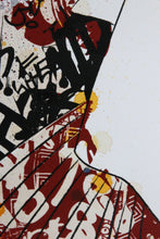 Charger l&#39;image dans la galerie, HUSH Graf Geisha Red - signed handfinished screenprint

