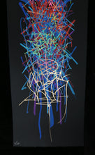 Load image into Gallery viewer, SABER Large Chromatic Scroll ( Hand Painted Multiple ) - painting on paper
