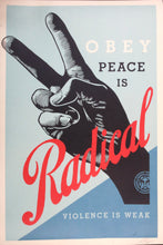 Charger l&#39;image dans la galerie, SHEPARD FAIREY Radical Peace - Signed Offset Lithograph
