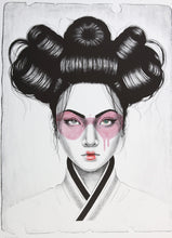Load image into Gallery viewer, FINDAC C4 Cybrid purple- Handfinished Stone Lithograph signed
