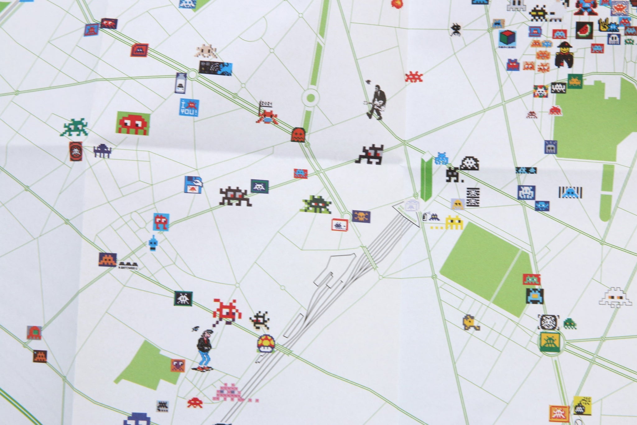Invader Invasion De Paris (Signed Print) 2011 | For Sale