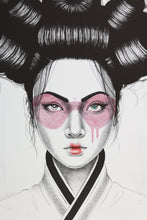 Charger l&#39;image dans la galerie, FINDAC C4 Cybrid purple- Handfinished Stone Lithograph signed
