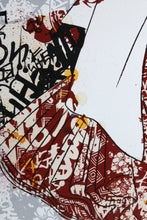 Charger l&#39;image dans la galerie, HUSH Graf Geisha Red - signed handfinished screenprint

