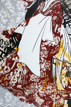 Charger l&#39;image dans la galerie, HUSH Graf Geisha Red - signed handfinished screenprint
