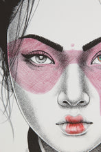 Load image into Gallery viewer, FINDAC C4 Cybrid purple- Handfinished Stone Lithograph signed
