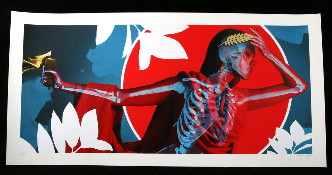 INSANE 51 Euthenia - Signed screenprint with 3d glasses
