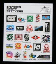 Load image into Gallery viewer, INVADER Space Stickers pack - print
