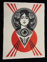 Charger l&#39;image dans la galerie, SHEPARD FAIREY Third Eye Open - SIGNED Letterpress
