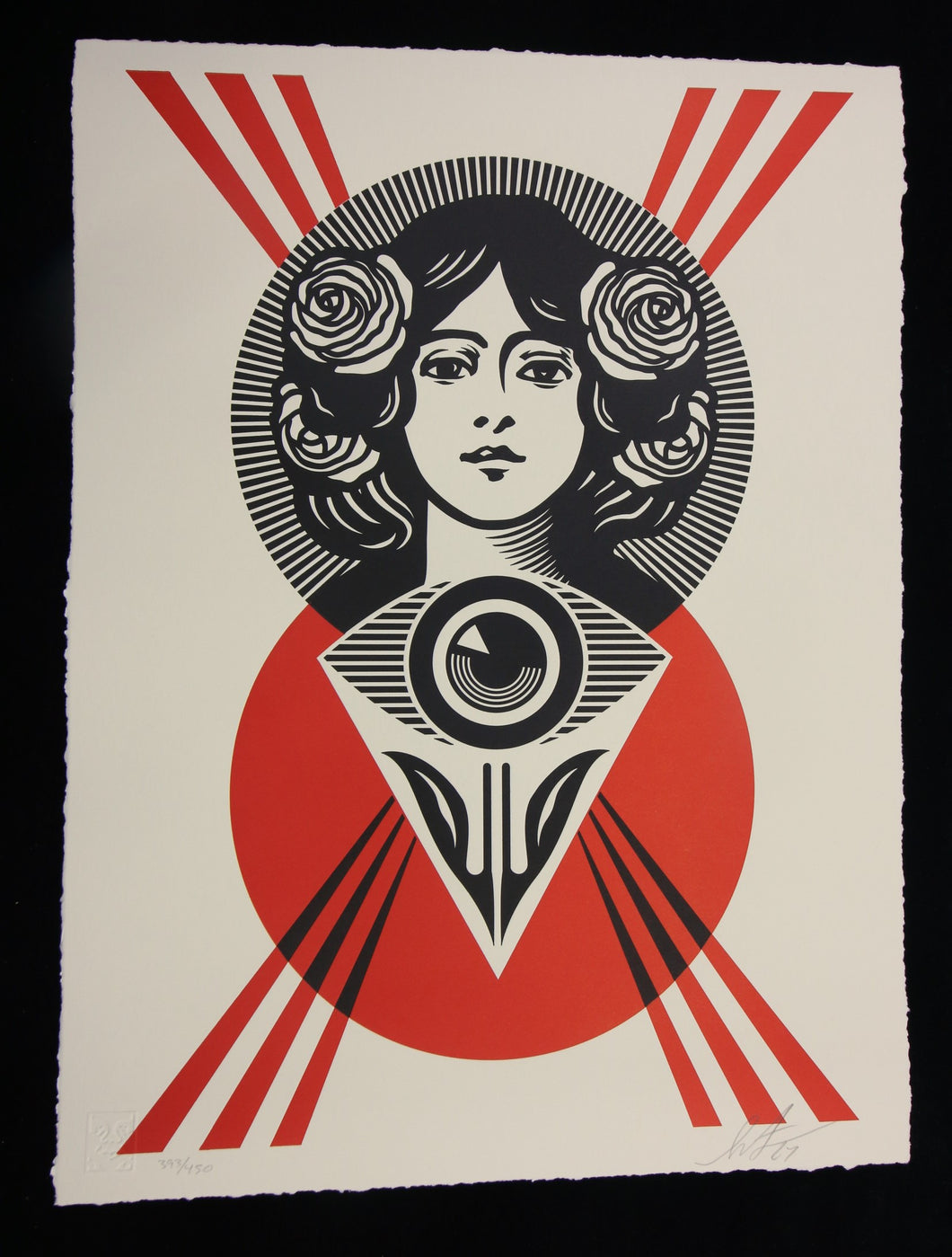 SHEPARD FAIREY Third Eye Open - SIGNED Letterpress