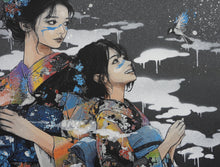 Charger l&#39;image dans la galerie, ROAMCOUCH 36 Views Of Fukagu 3 sisters - signed painting on canvas
